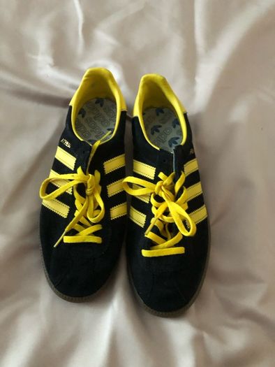 Mens new city series athen black & yellow trainers size 7