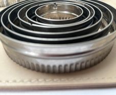 6 Piece Stainless Steel Pastry Cutters