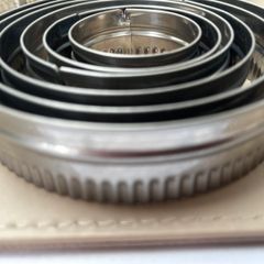 6 Piece Stainless Steel Pastry Cutters