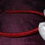 Handmade organza hairband with white bow Image 2