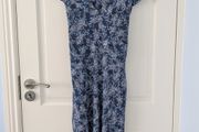 John Rocha Blue Floral Dress, Size UK 12