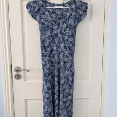 John Rocha Blue Floral Dress, Size UK 12