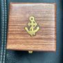 Solid Brass Push Button Compass Antique 3 Inch Nautical With Wooden Box Image 5