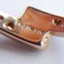 Authentic PANDORA 14k Rose gold plated Sparkling Overlapping Ring size I Image 7