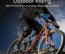Cycle or Electric Bike Bluetooth Speaker Plus Torch Plus Solar Charging Rechargeable