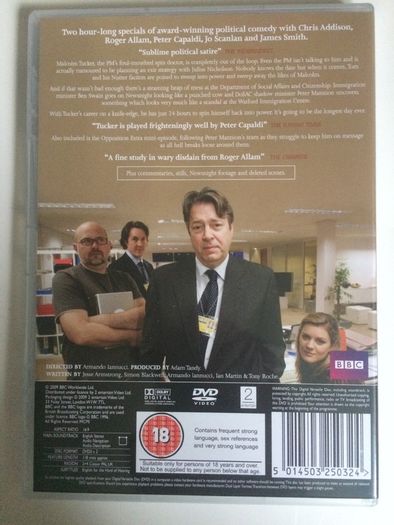 The Thick Of It - Series 1-3 + Specials (2005-2009) Peter Capaldi [DVD TV Boxsets]