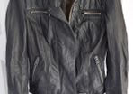 Superdry Leather Biker Jacket Black XXS