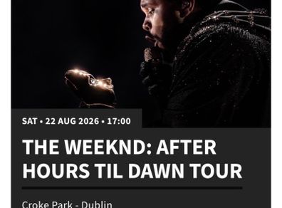The Weeknd: After Hours Till Dawn Tour