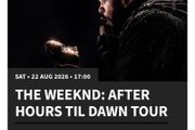 The Weeknd After Hours Til Dawn Tour