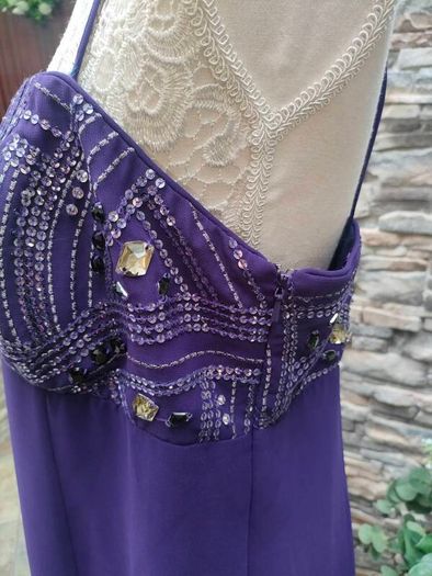 Debut Debenhams Purple Occasion Formal Party dress size 16 Postage included
