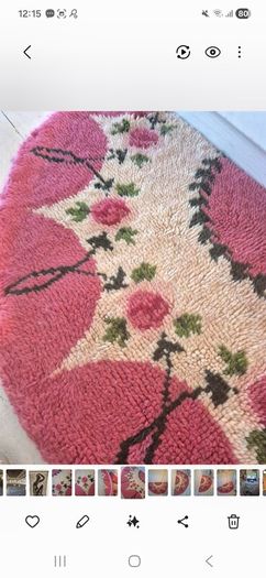 Vintage Hand Knotted Rug
