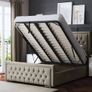New Bed Frame Double Size Bed King Size Bed -Gaslift Bed-Ottoman Beds- 4ft Beds 4ft6 Bed 5ft Bed 6ft Bed Double Bed Small Double Bed King Bed Superking Bed Single Bed -Bed with Mattress Bed Frame Image 5