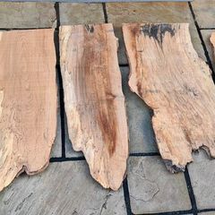 5 Live Edge Hardwood Slabs for Epoxy Resin / Coffee Tables