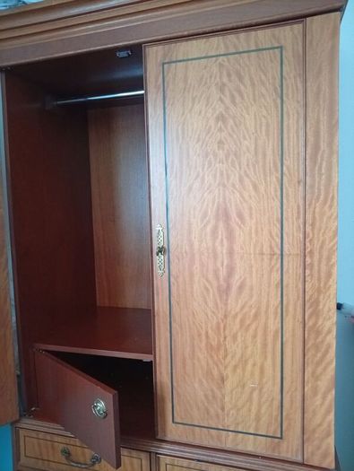 Large solid wardrobe