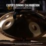 Handpan Drum 55.9 cm 12 Notes D Minor Hand Drum Instrument with Mallet Image 2