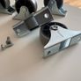 x8 Universal Divan Bed Cabinet Drawers Castor Wheels, non-swivel castors suitable for various furniture items like beds and drawers Image 5