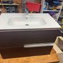 Bathroom Vanity Unit, Mirror, Storage Unit, Shower Screen, Towel Rail & Toilet Image 7