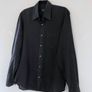 Hugo Boss Black Washed Linen Shirt Image 3
