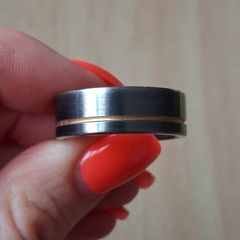 Tungsten Titand ring size U