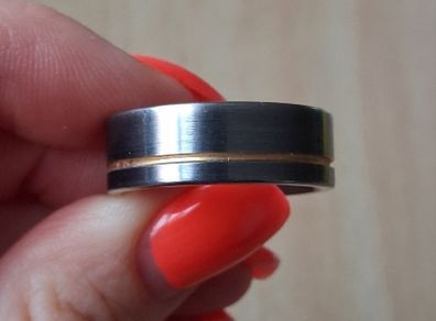 Tungsten Titand ring size U