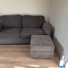 Modern grey sofa (190 x 95 cm)