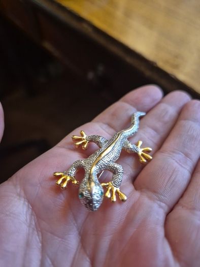 Vintage Salamander Brooch