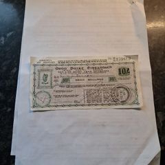 1966 Irish Postal  Order