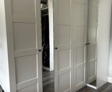 Large IKEA PAX Wardrobe Set with Corner Unit