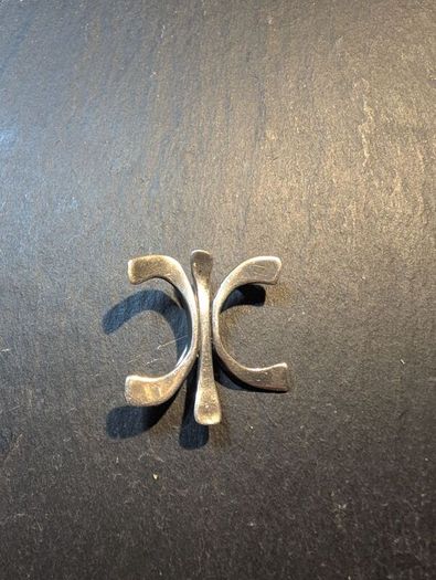 Silver real vintage brooch