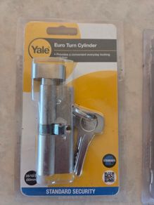 Yale Euro Turn Cylinder 35/10/35 80mm Standard Security