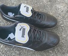 Puma Black Trainers UK 13