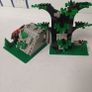 vintage lego 6066 camouflaged outpost Image 3