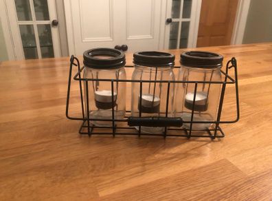 M & S candle holder set