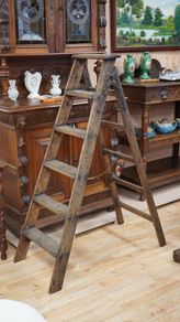French Antique Folding Library / Artists Step Ladder