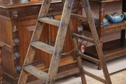 French Antique Folding Library / Artists Step Ladder