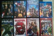 Marvel Dvd/blu-ray Bundle Lot Deadpool Thor Iron Man Hulk Guardians Of The Galaxy