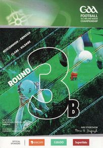 GAA 2014 Roscommon v Armagh & Clare v Kildare Senior Football Rd 3B Qualifiers Programme