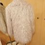 Women's Pearl Pale Grey Faux Fur Jacket Image 4