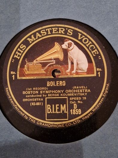 Vintage Album of 78rpm Records