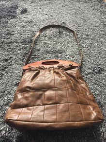 Vintage Style Shoulder Bag with Handles