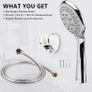 Shower-Head-Universal-Hose-Holder-Set-Replacement-Bracket, BauTangLe 2022 Upgraded Shower Set, Enjoy 5 Settings for Showers (FREE POSTAGE) Image 4