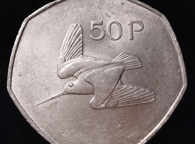 #552 - Ireland - 1970 - 50 Pence - KM.24