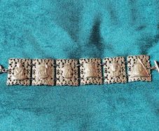 A vintage Egyptian Revival bracelet.