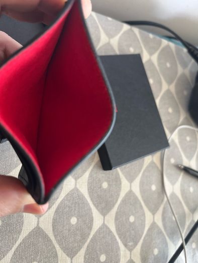 Tudor Watch Leather Credit Card Holder