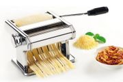 3-in-1 Pasta Machine Maker Stainless Steel Table Top Clamp, Silver (FREE POSTAGE)