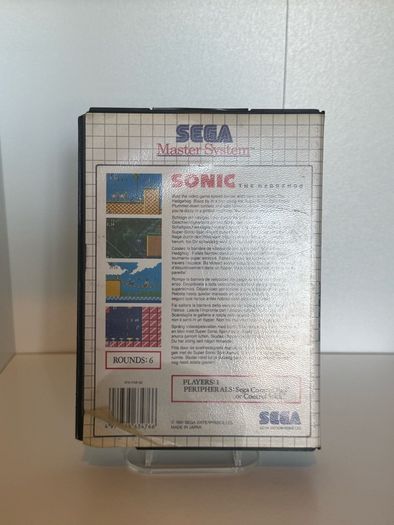 Sonic The Hedgehog, Boxed Sega Master system