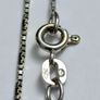 Brand New 18ct White Gold Mystic Topaz Solitaire Pendant & Chain Image 7
