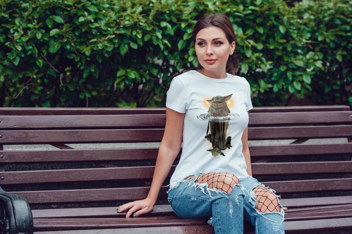 Yoda Child Water Reflect Yoda Star War T Shirt star wars movie t-shirt baby Yoda