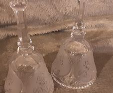 Two nice glass bell's