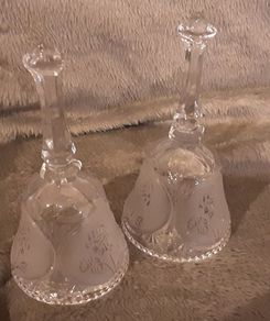 Two nice glass bell's
